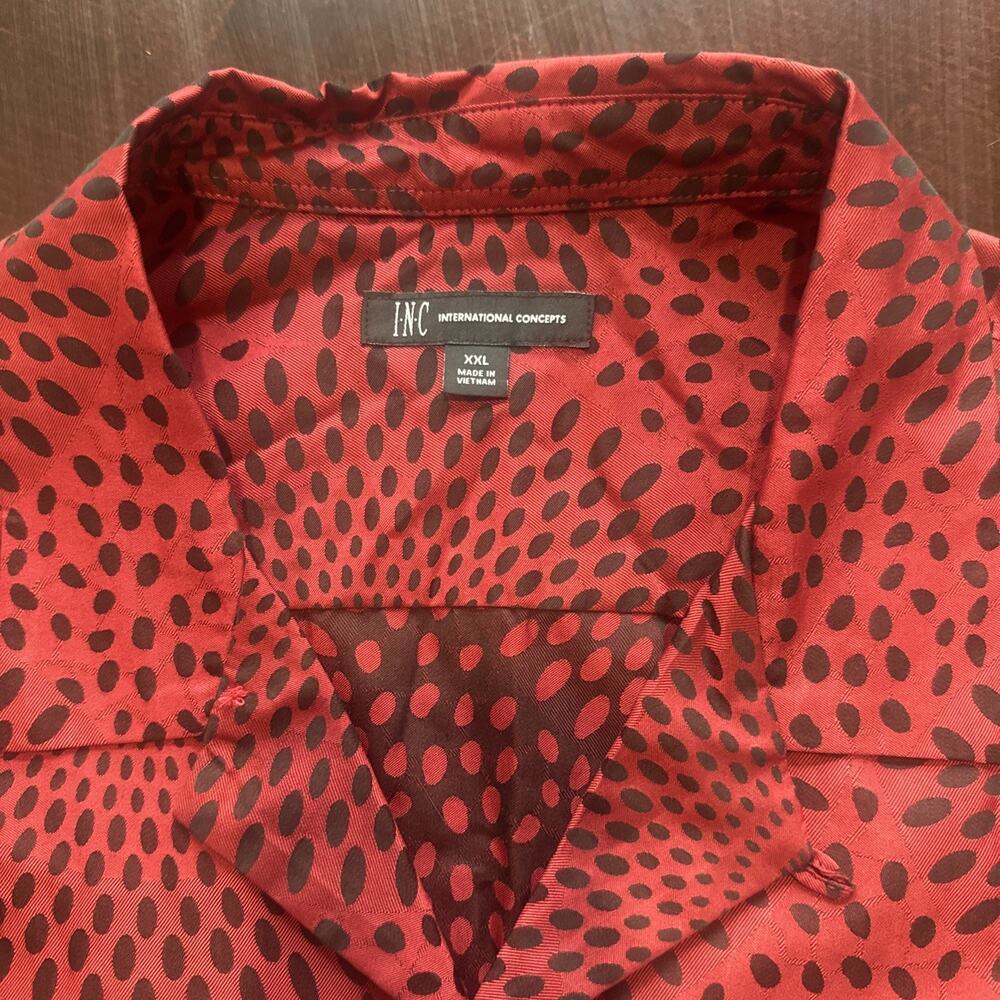 INC mens short sleeve button down shirts xxl 0005